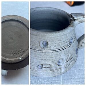Mid-Century studio pottery ,signed adele